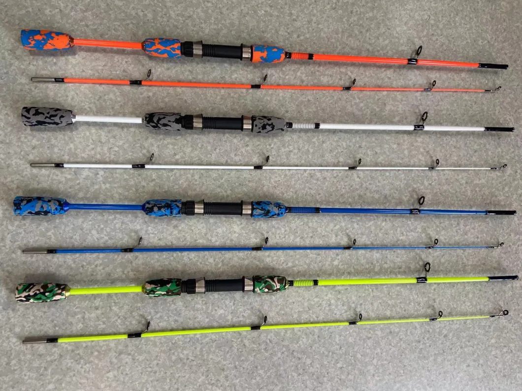 Medium Solid Fiberglass Spinning Fishing Rod